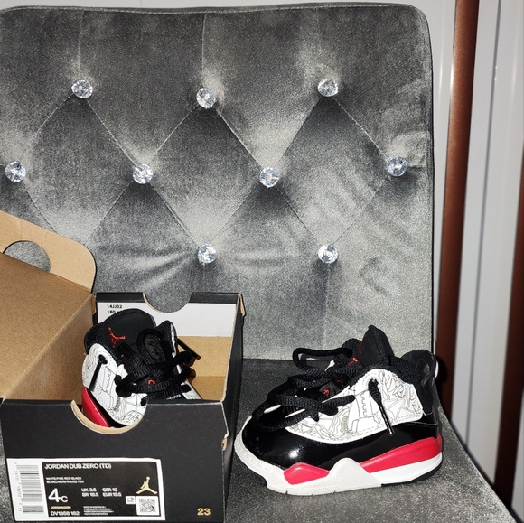 Nike jordan dub zero td l, red,white,black - Picture 3 of 6